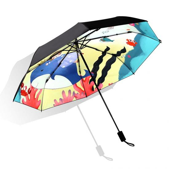 Payung lipat otomatis tahan angin kustom