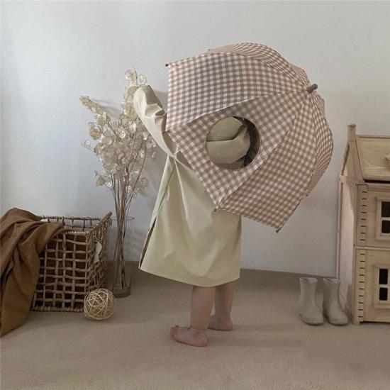 Payung Kotak-kotak Bayi Lucu Payung Anak